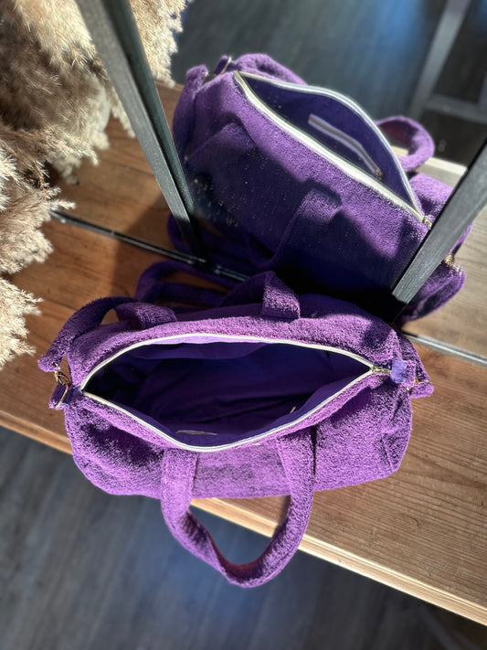 Détail du bowling bag artisanal avec personnalisation