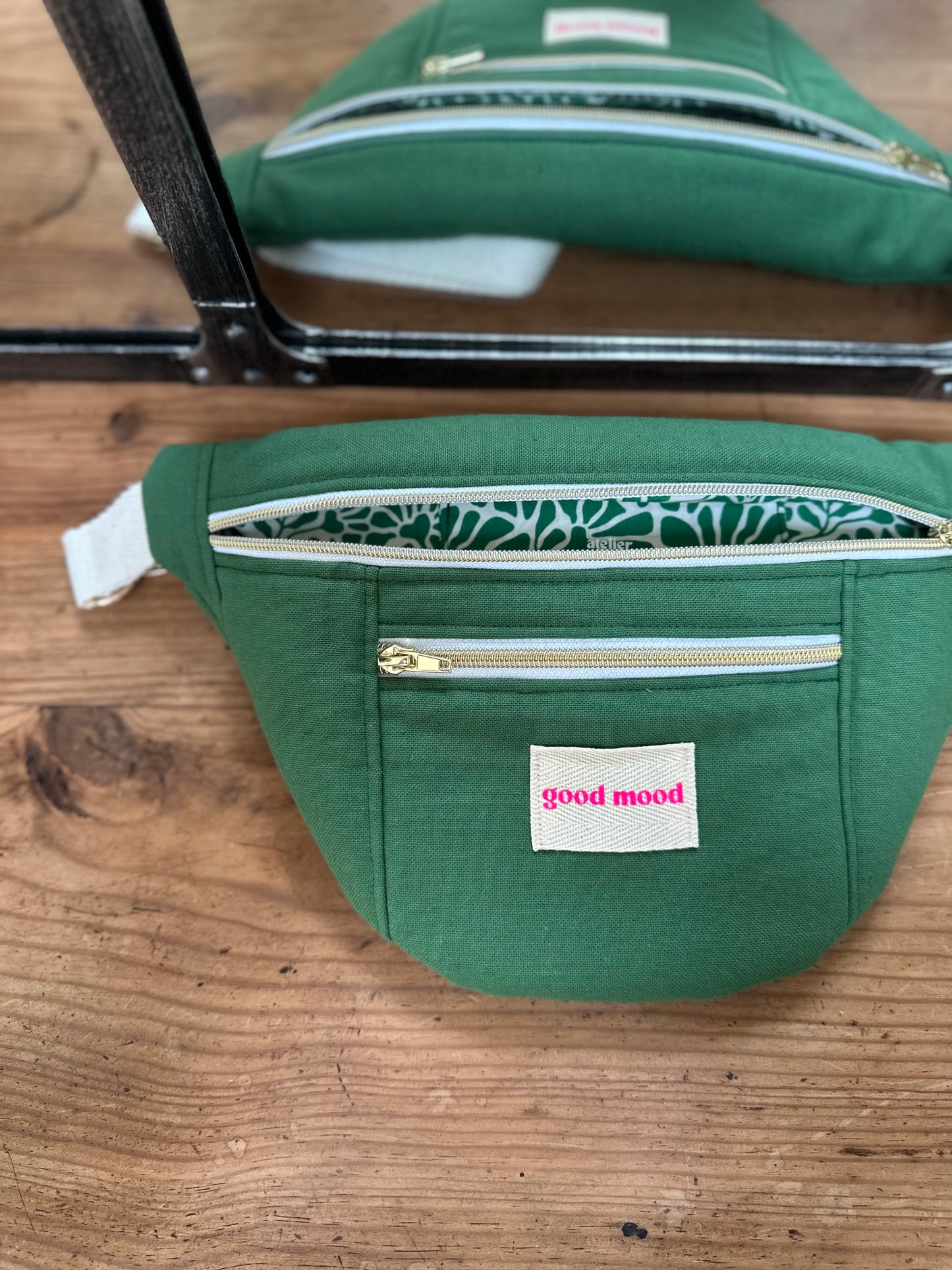 Sac Banane - Happy Mood - Vert peps