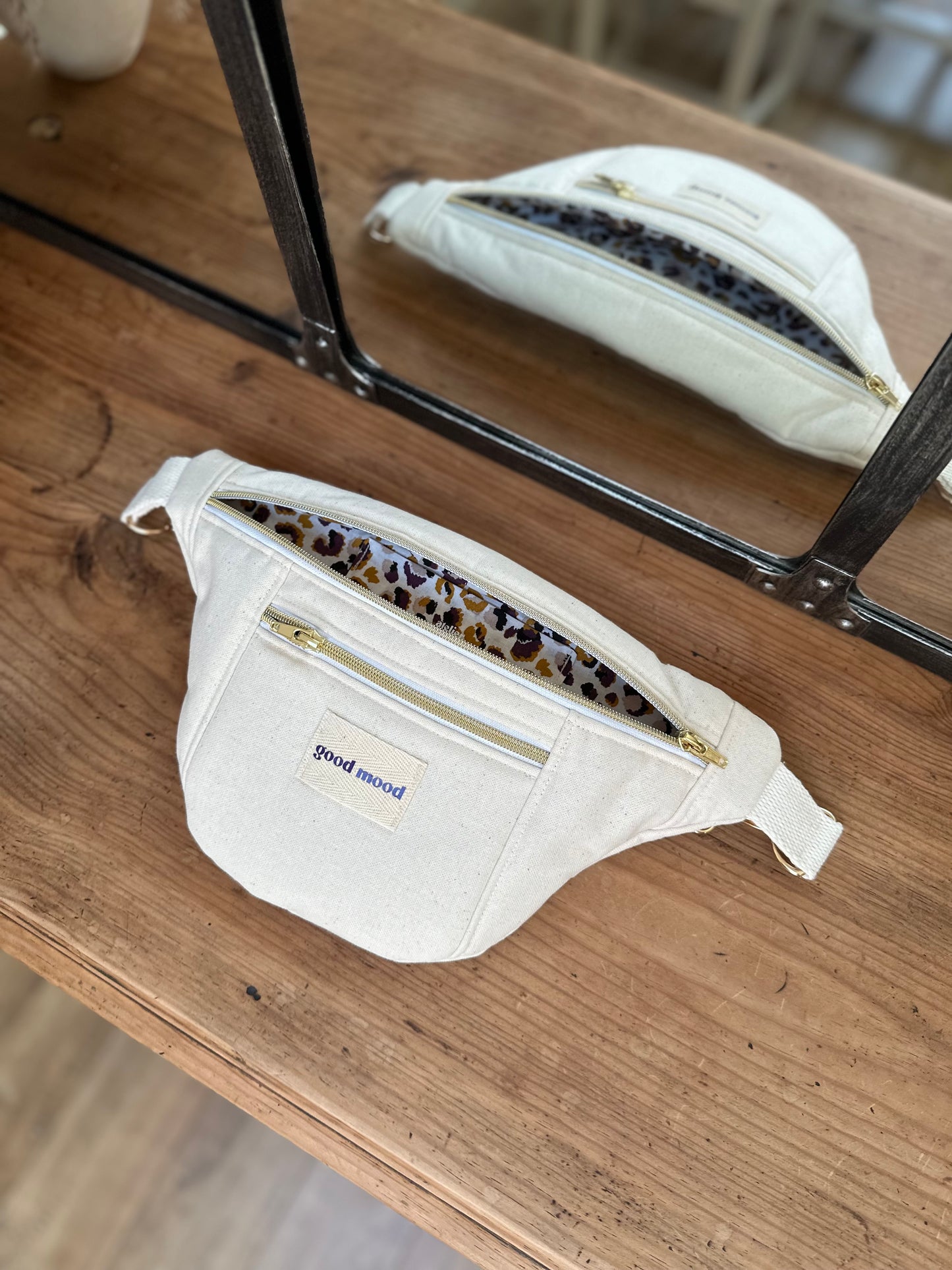 Sac Banane - Happy Mood - Ecru lumineux