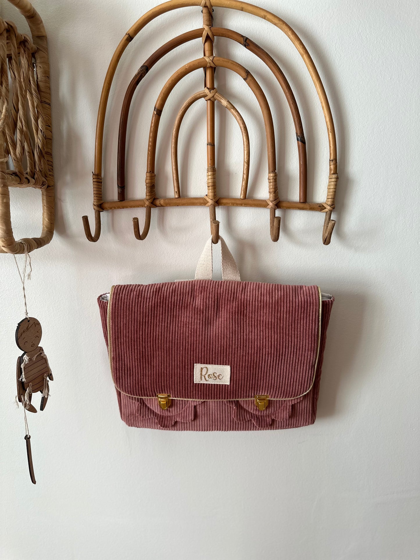 Cartable Enfant – Petite Fleur 🌸