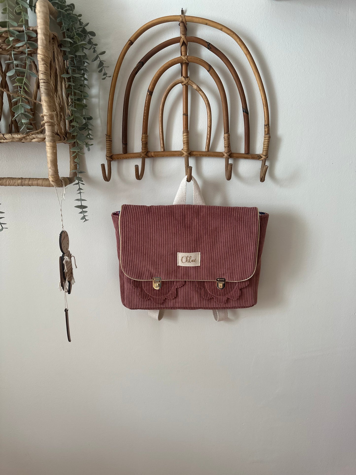 Cartable Enfant – Petite Fleur 🌸