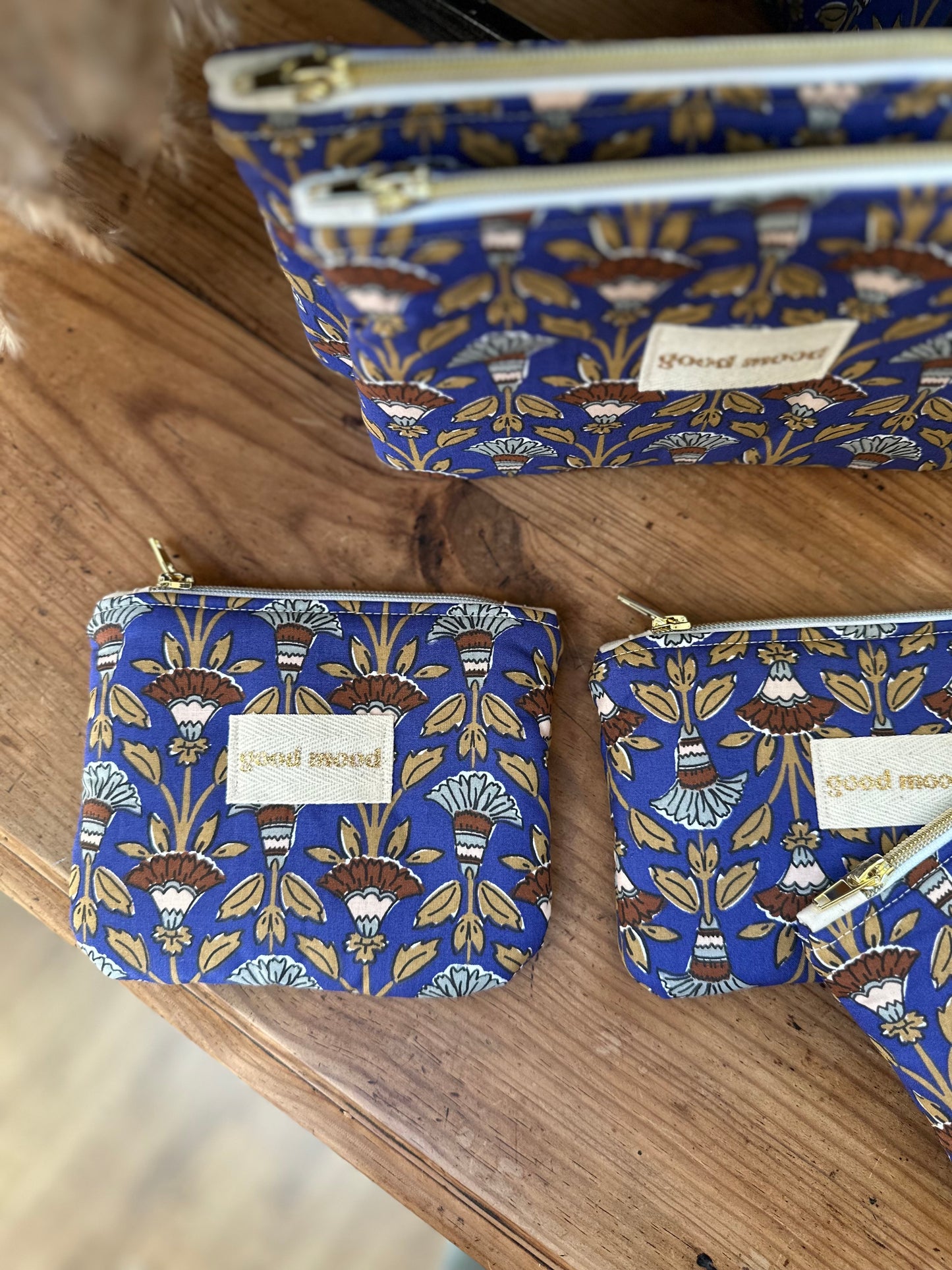 Pochette Mini - Indie blue