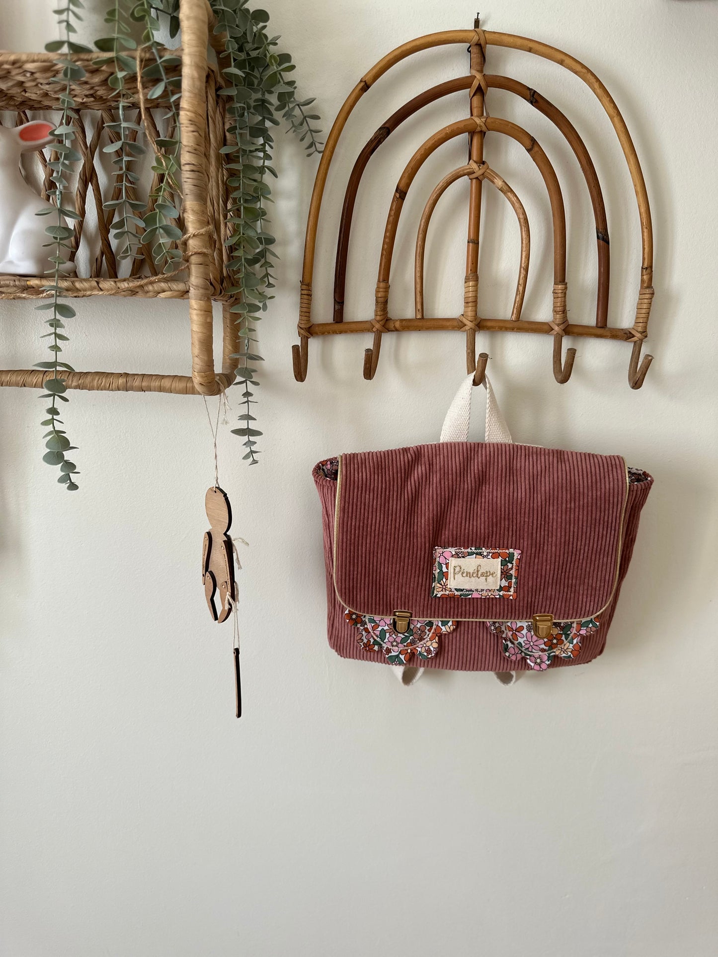 Cartable Enfant – Petite Fleur 🌸