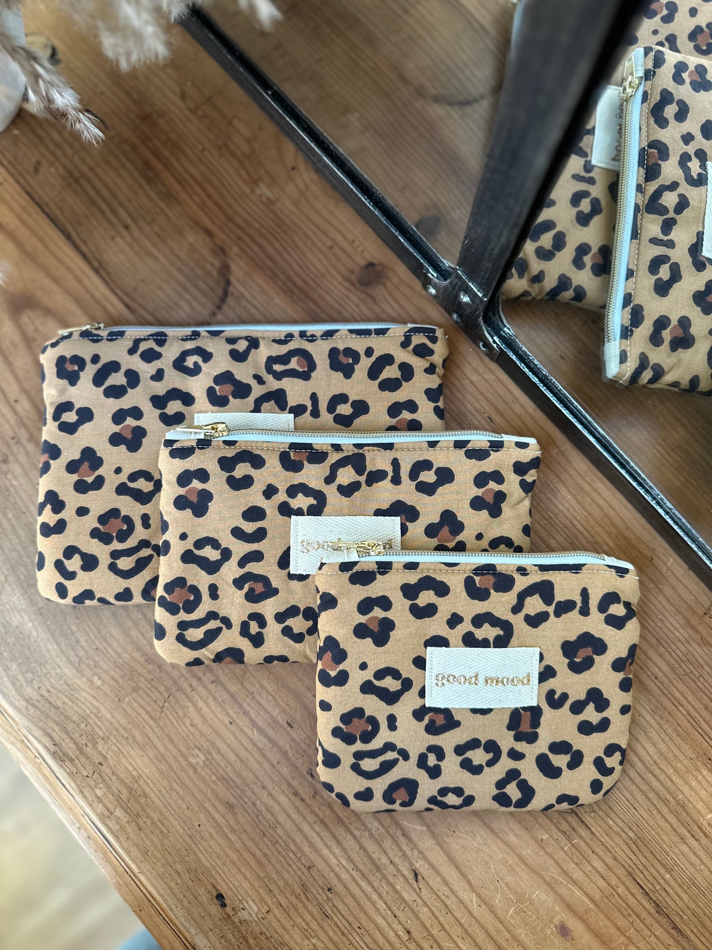 Pochette Medium - Léo camel