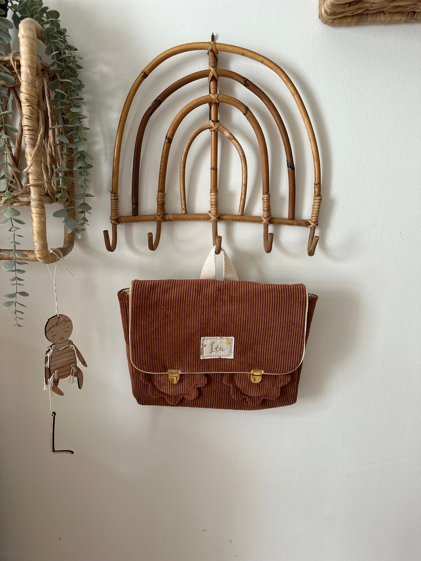 Cartable Enfant – Petite Fleur 🌸