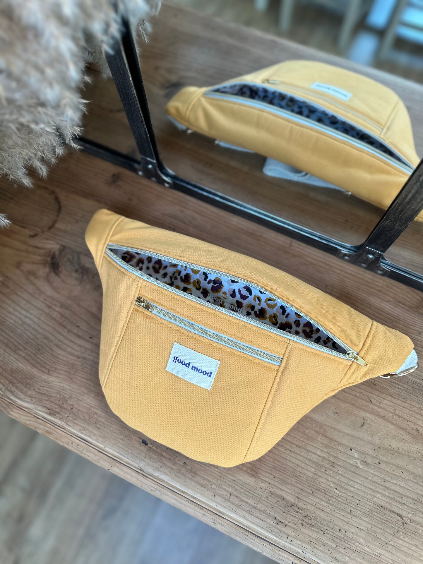 Sac Banane -  Happy Mood - Jaune doré