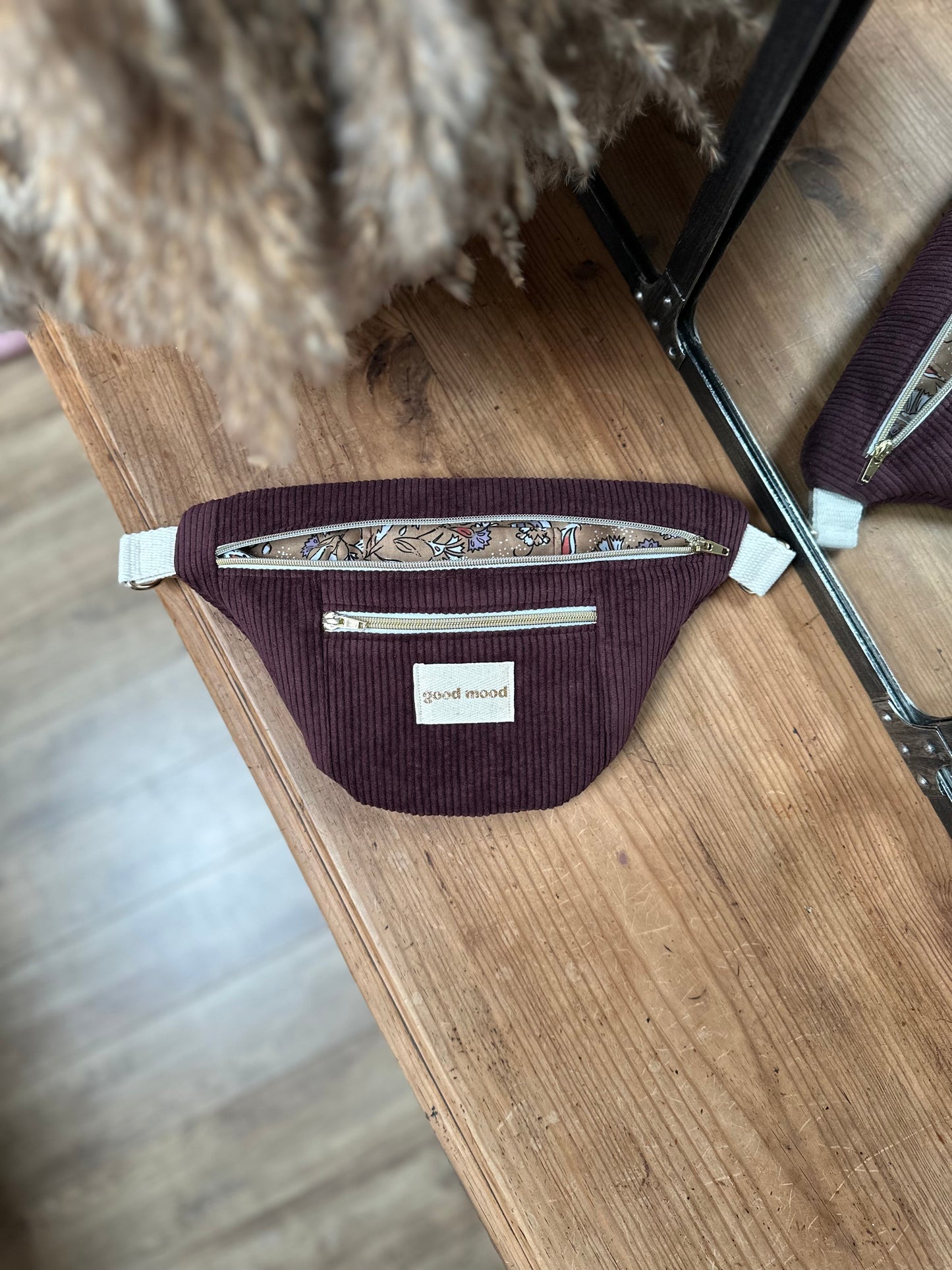 Sac Banane Midi - Velvet Vibe - Personnalisable