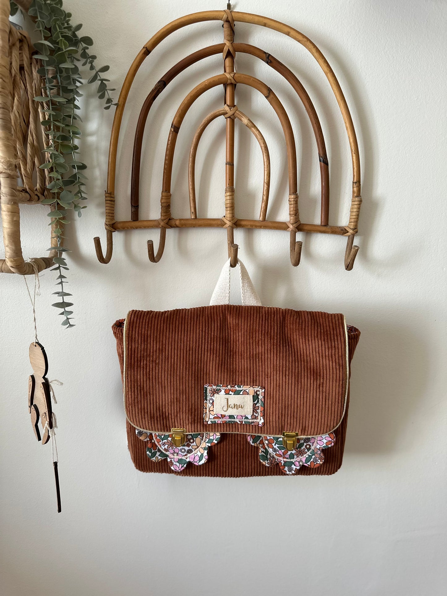 Cartable Enfant – Petite Fleur 🌸