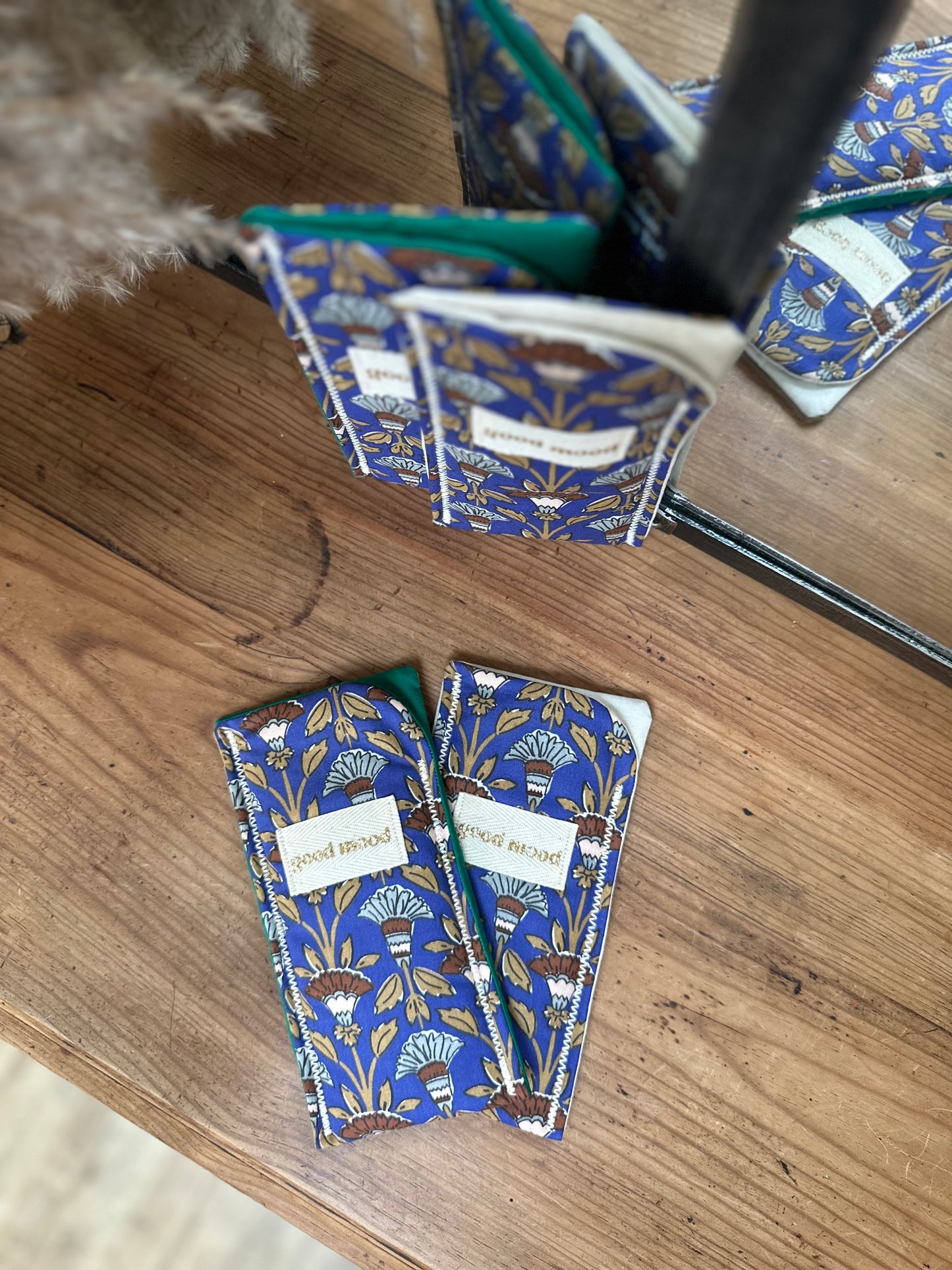 Etui à lunettes - Indie blue