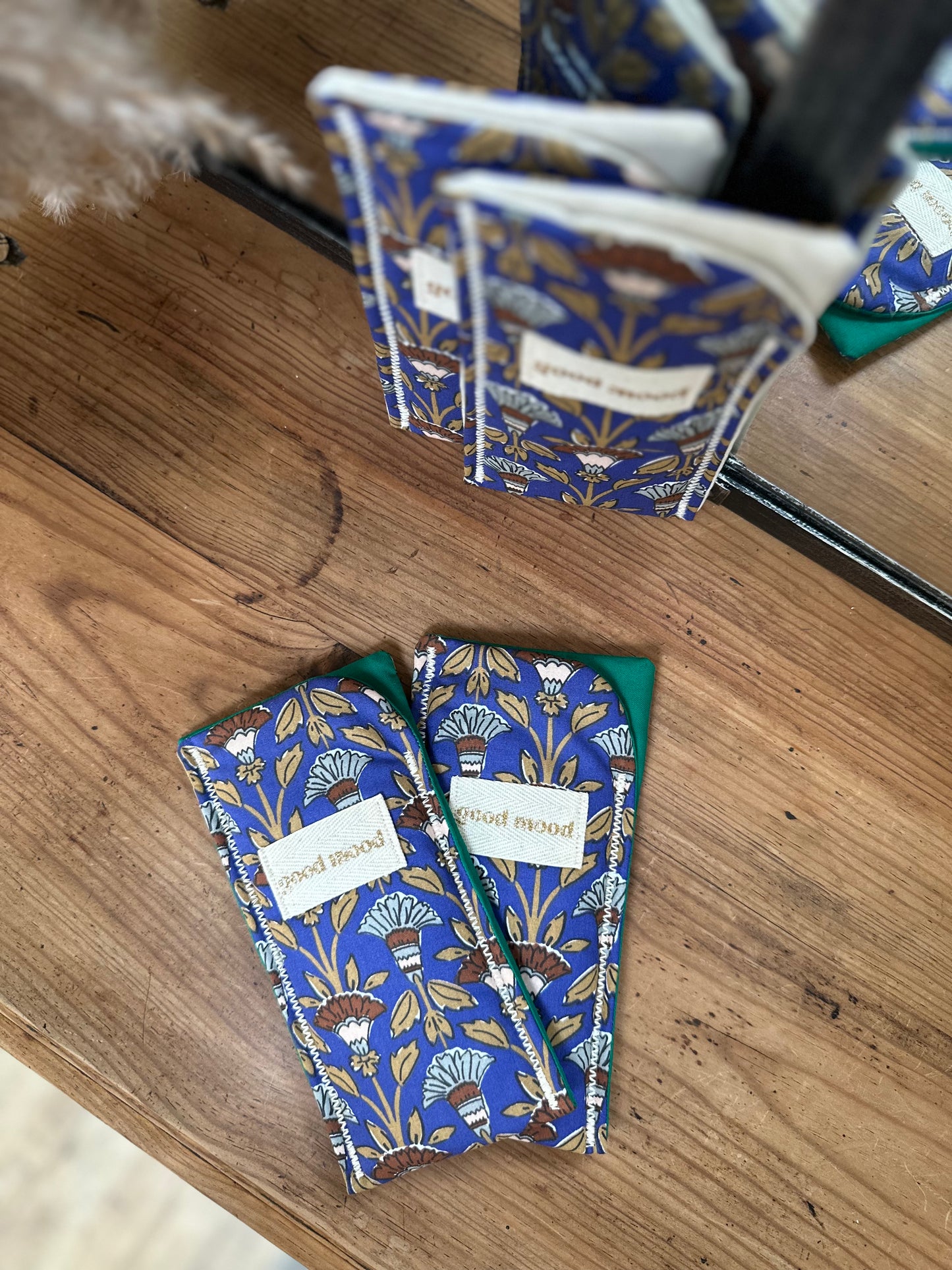 Etui à lunettes - Indie blue