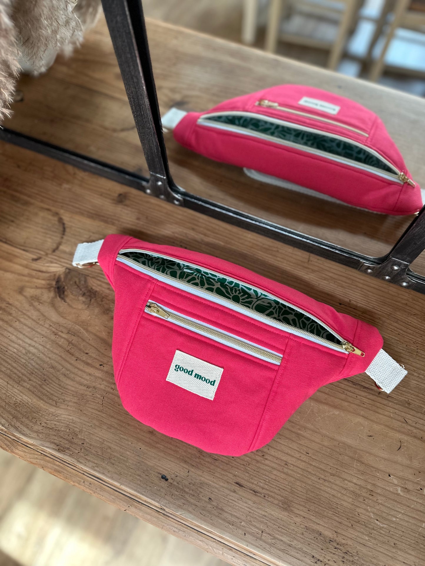 Sac Banane - Happy mood - Rose flashy