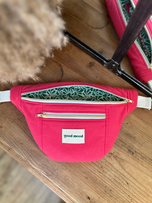 Sac Banane - Happy mood - Rose flashy