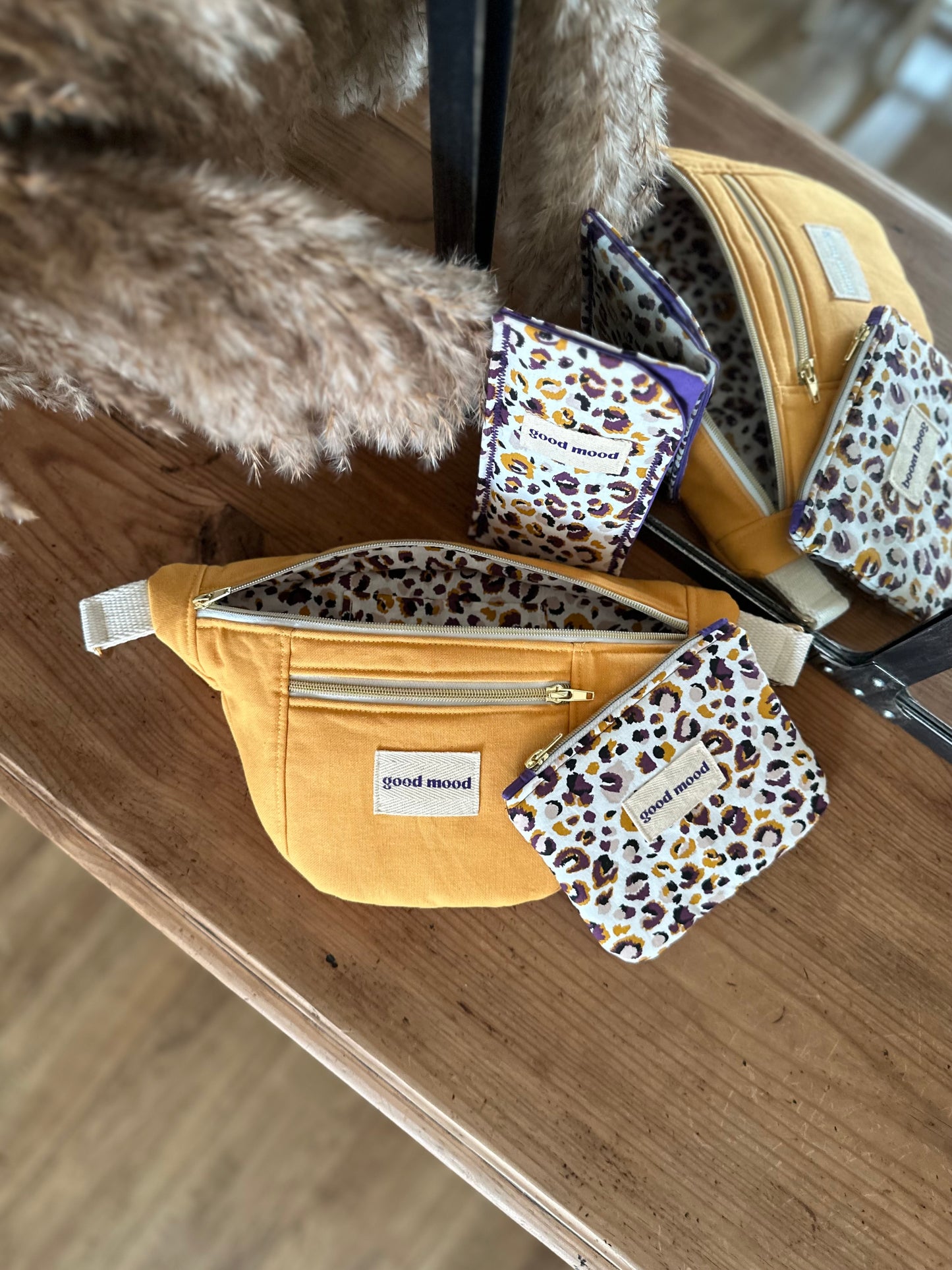 Sac Banane -  Happy Mood - Jaune doré