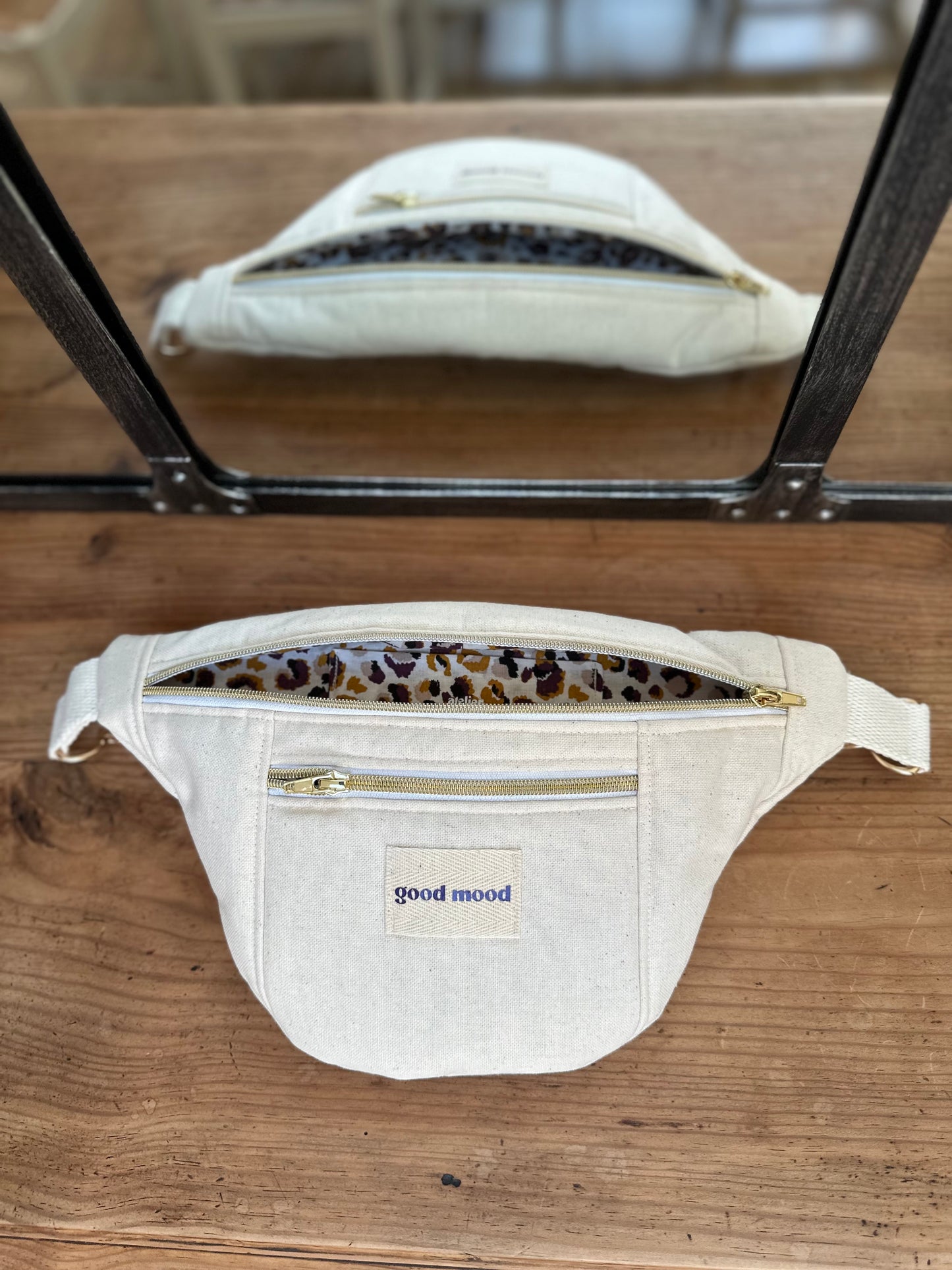 Sac Banane - Happy Mood - Ecru lumineux