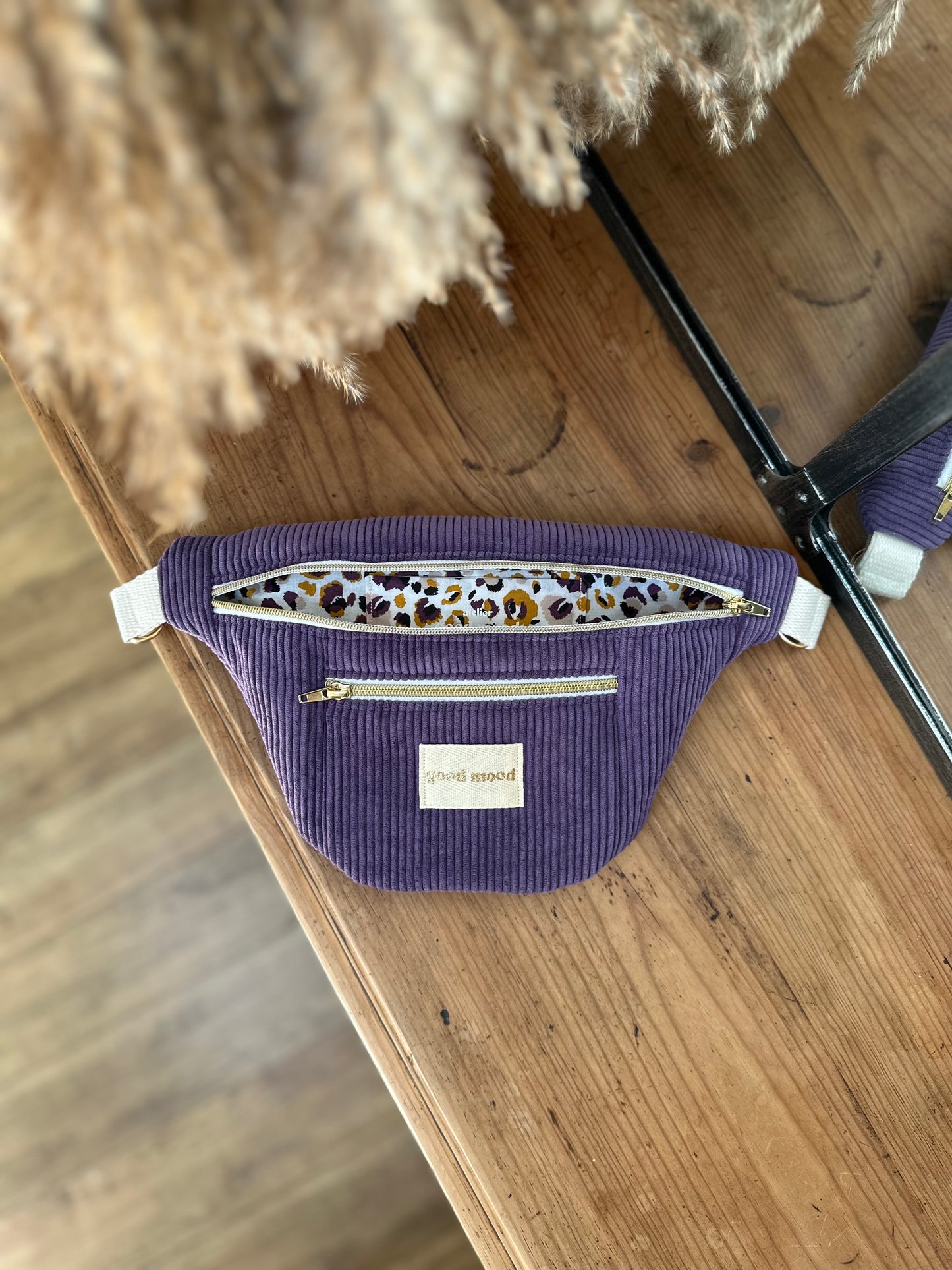 Sac Banane Midi - Velvet Vibe - Personnalisable