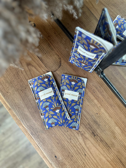 Etui à lunettes - Indie blue
