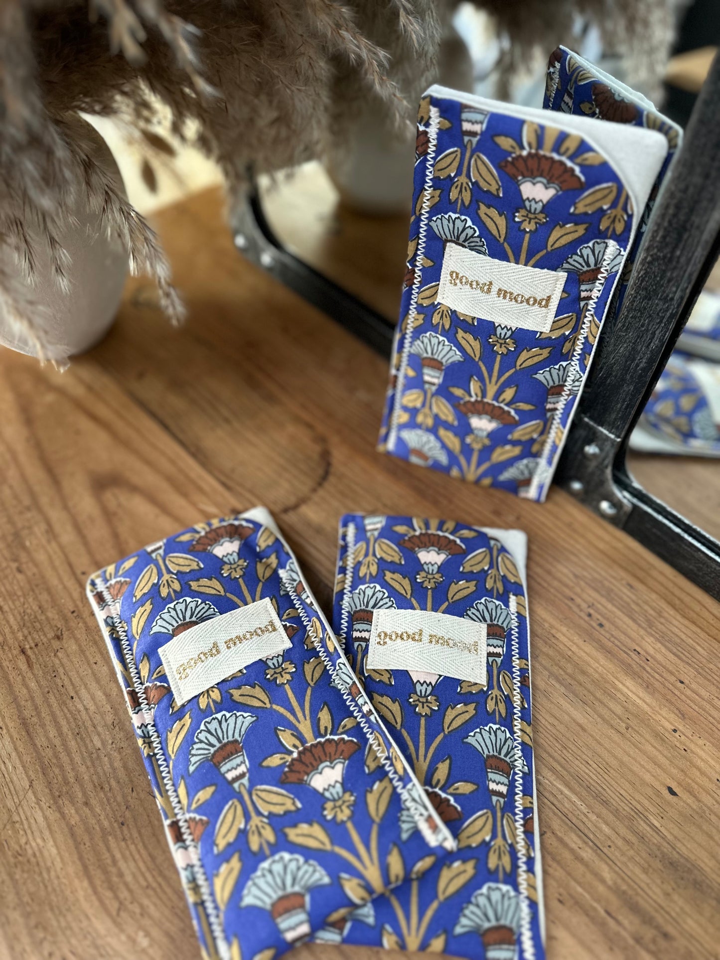 Etui à lunettes - Indie blue