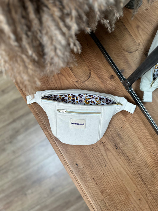 Sac Banane - Happy Mood - Ecru lumineux