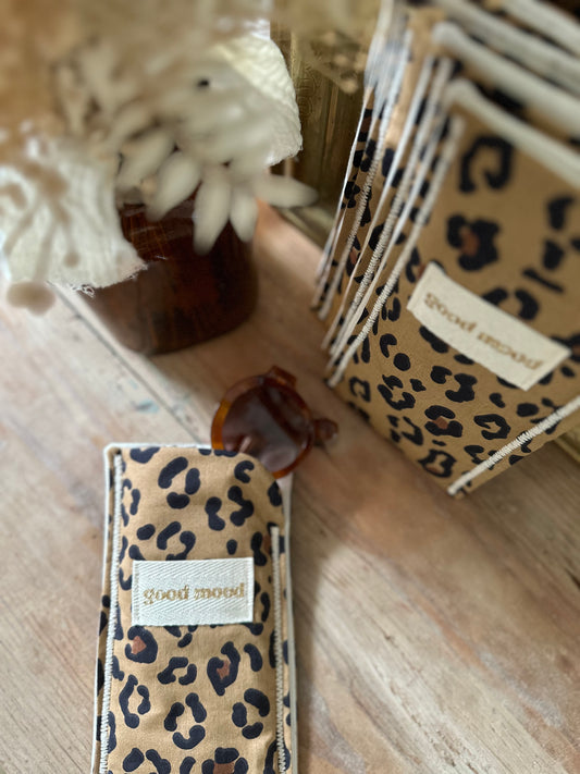 Etui à lunettes - Léo camel