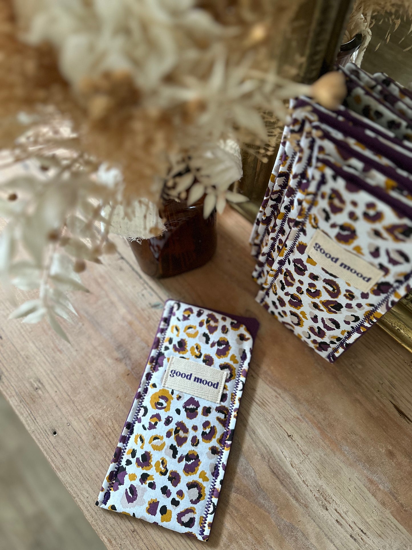 Etui à lunettes - Léo violet