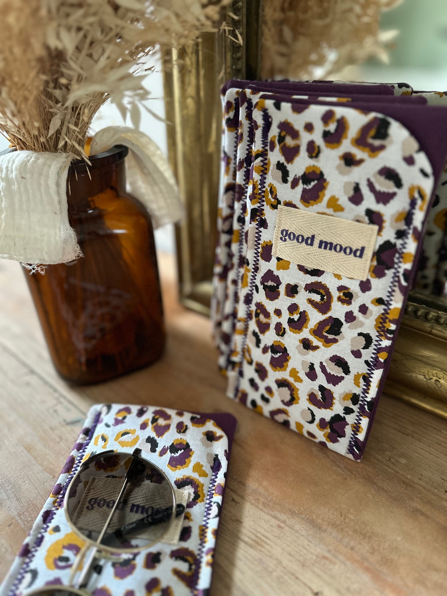 Etui à lunettes - Léo violet